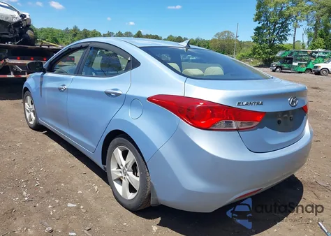 2013 Hyundai Elantra Gls z USA, uszkodzony, nr VIN KMHDH4AE3DU624042